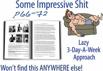 Lazy 3 day a week approach