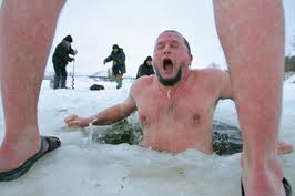 Ice Hole Swimming