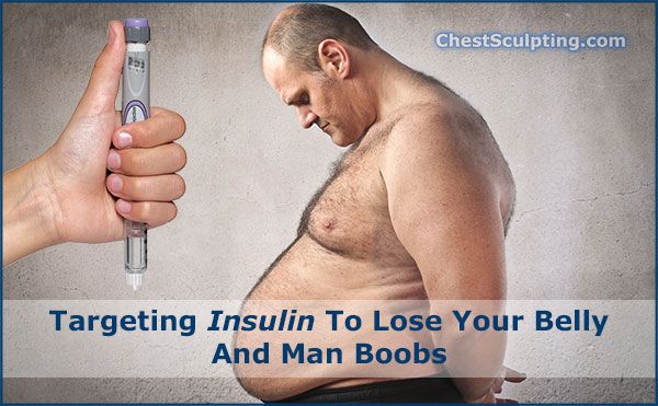 Targeting Insulin To Lose Your Belly And Man Boobs