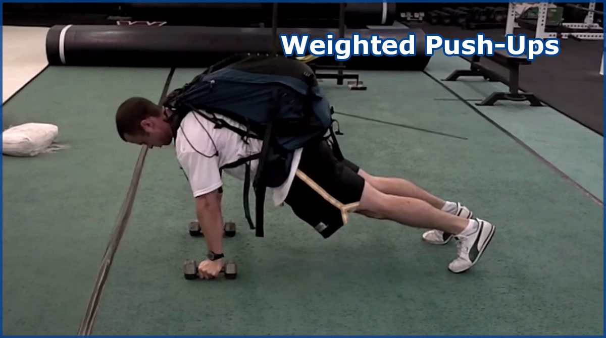 Weighted Push-Ups